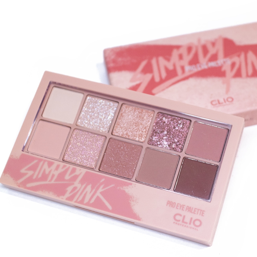 Clio Simply Pink eyeshadow palette korean beauty